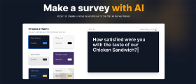 Fillout’s Survey AI can create a survey in 15 seconds, flat.