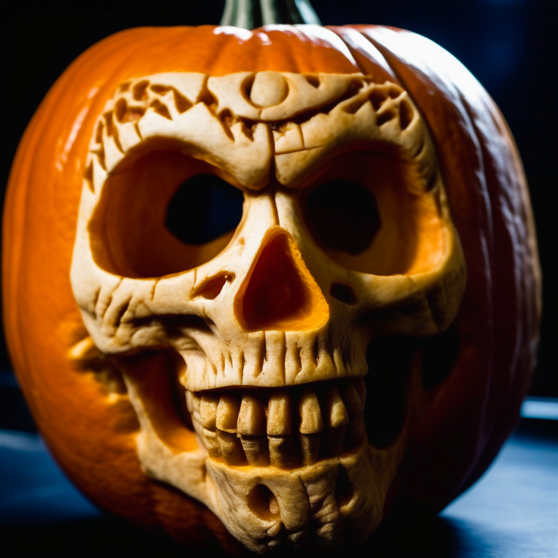 Mexican Skull Jack-o'-lantern