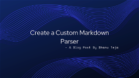 Create Custom Markdown Parser