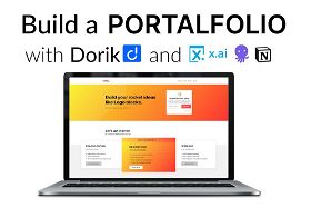 Portalfolio made with Dorik, XdotAi & more