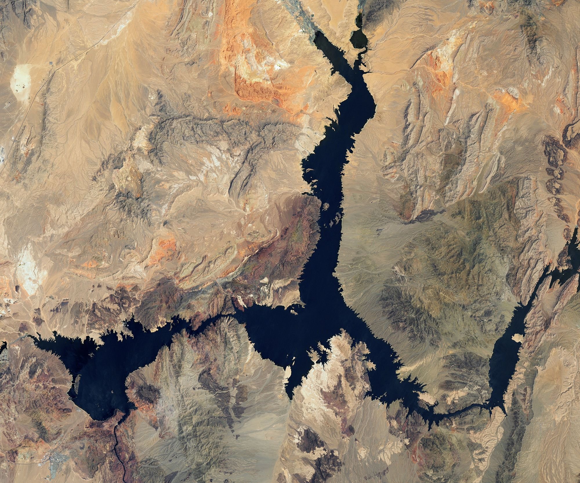 Disappearing Lake Mead, Nevada-Arizona Border