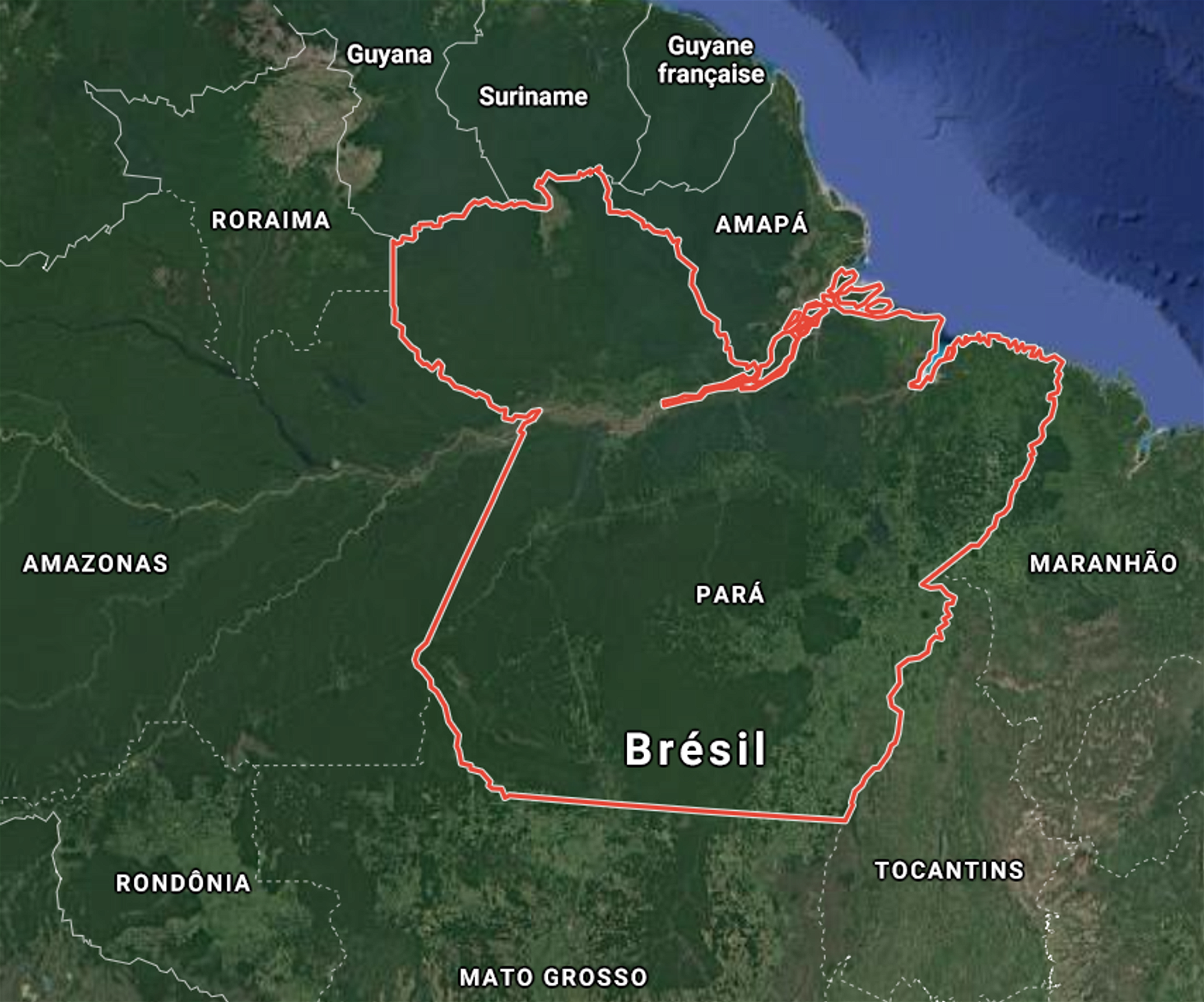 L'Etat du Pará, au coeur de l'Amazonie