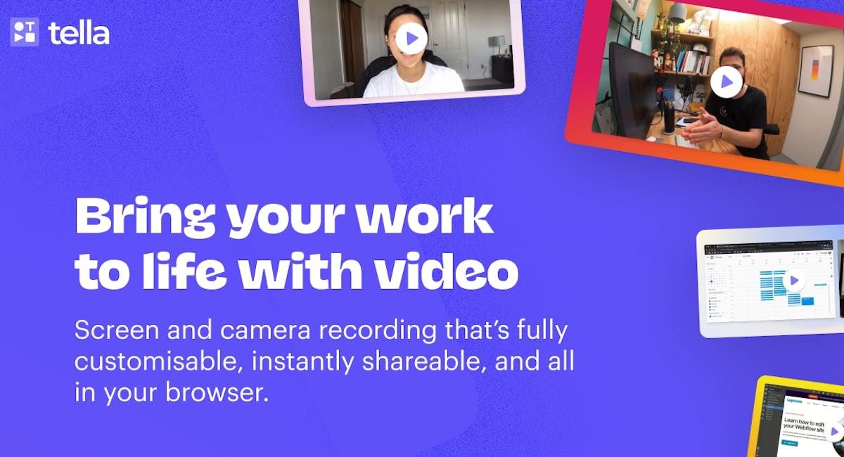Tella - Bring your work to life with video