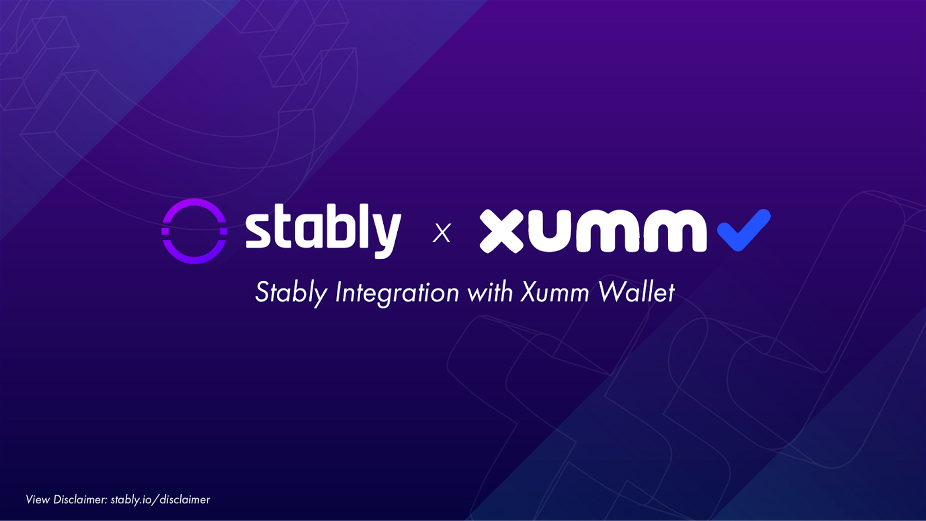 Xumm has partnered with Stably to bring a new On/Off-Ramp to our US user base.