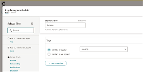 Mailchimp Segments let you email a list of people based on their tags