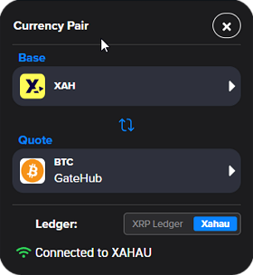 Unhosted.exchange now supports trading on the Xahau network.