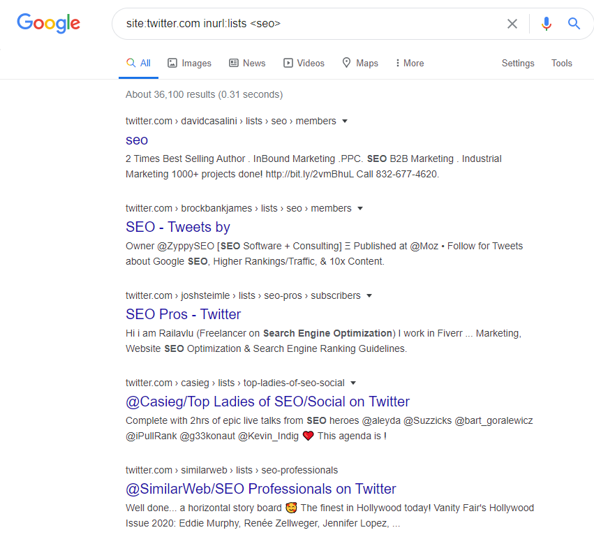 Use Google Operators to grow your Twitter followers for SaaS.