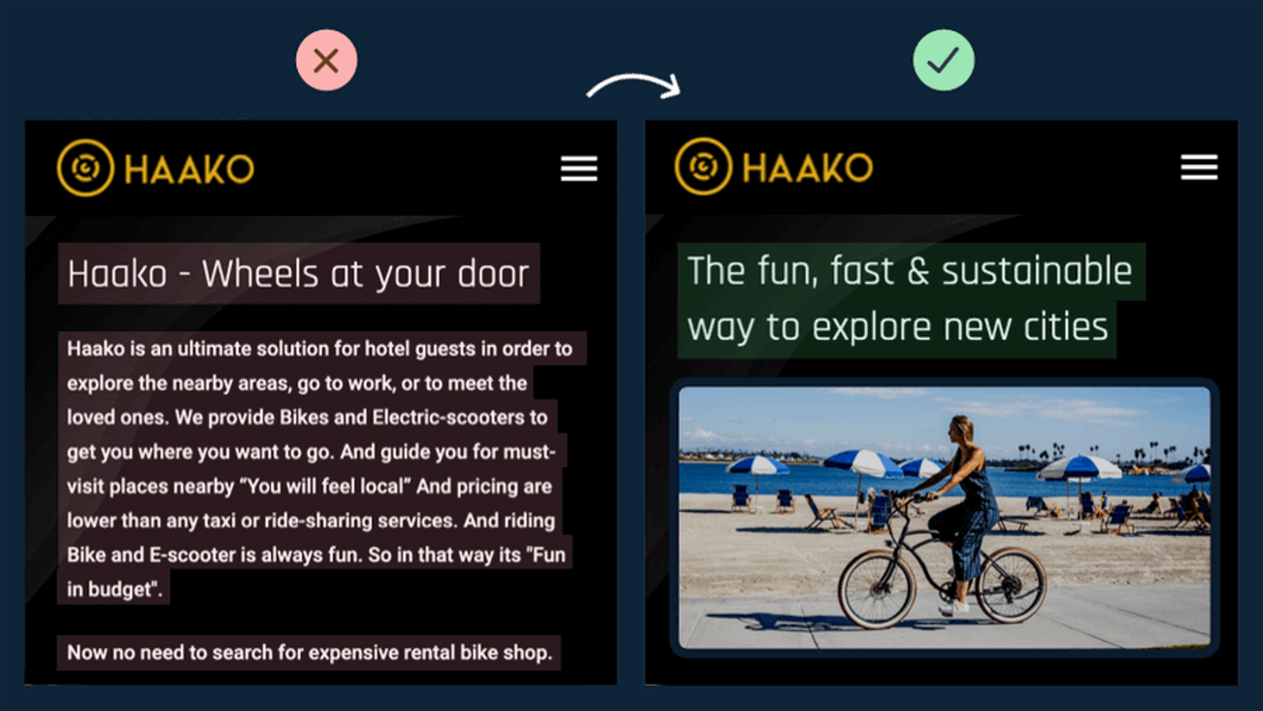 How visuals can leave a more powerful effect on Haako’s visitors
