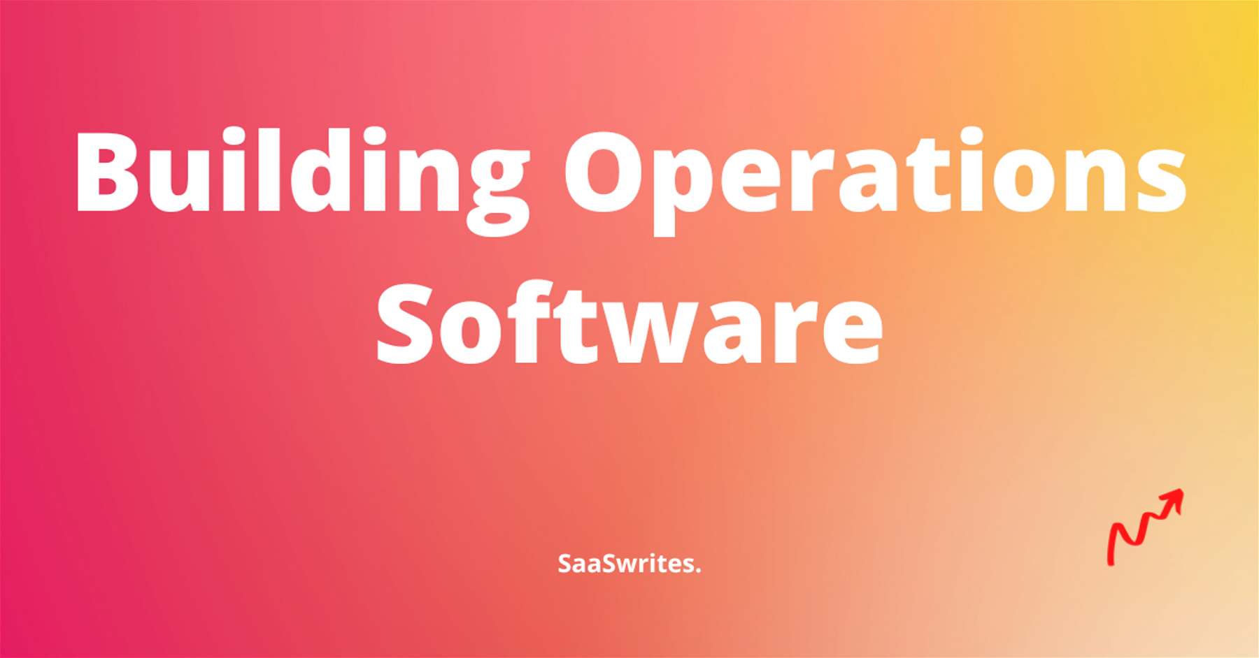Building Operations Software