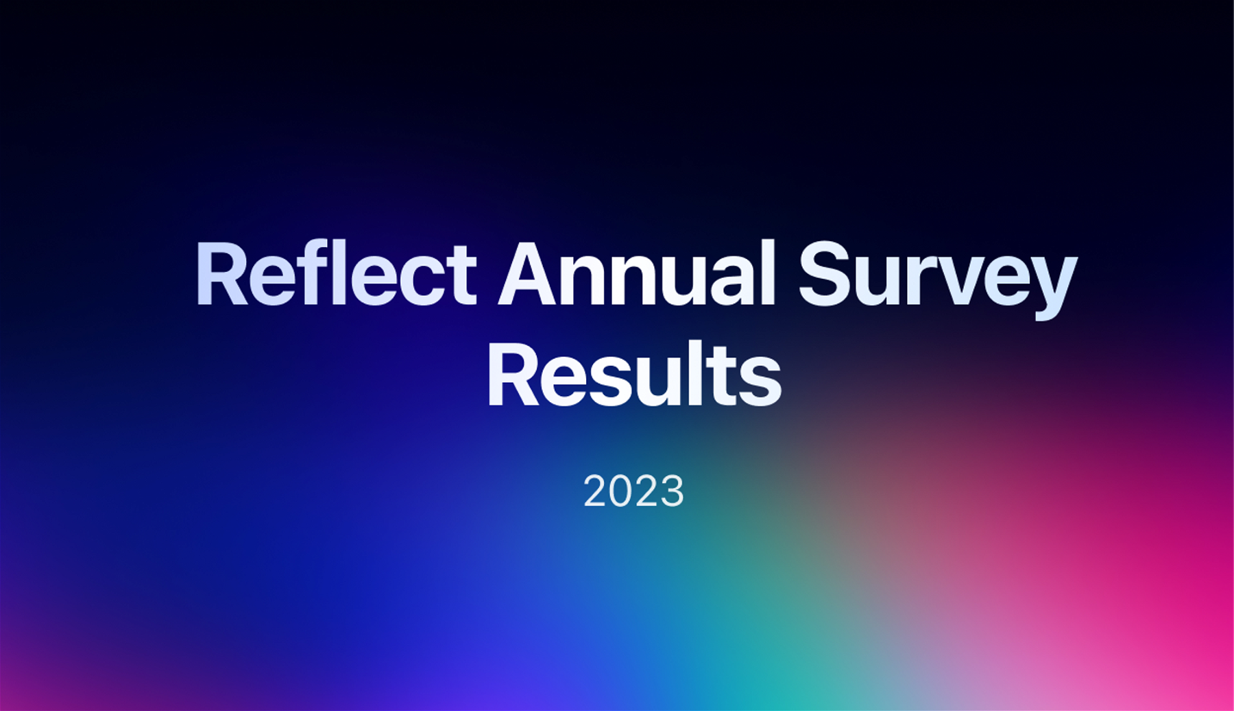 2023 Annual Survey Results 