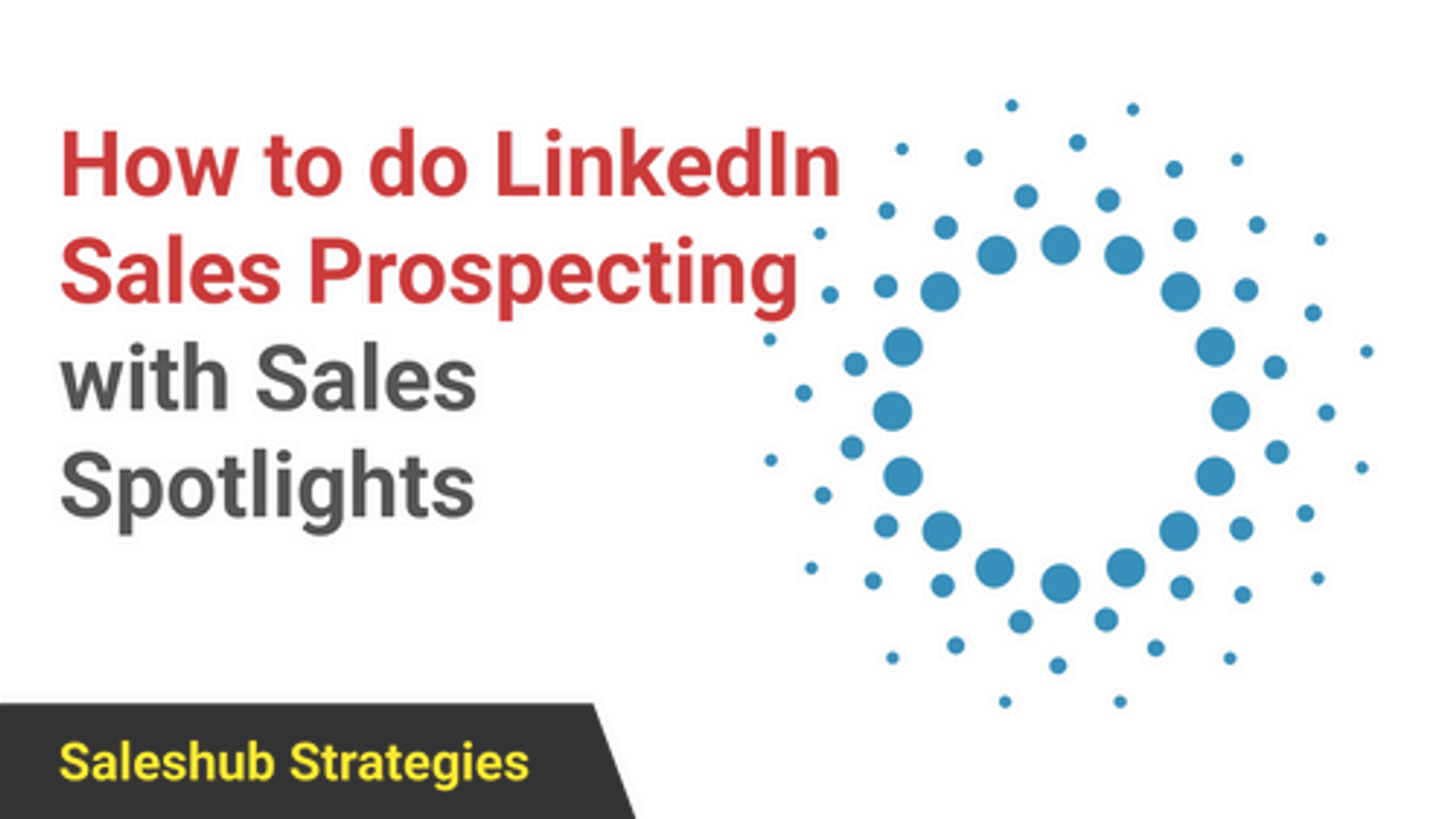 How to do LinkedIn Sales Prospecting with Sales Spotlights