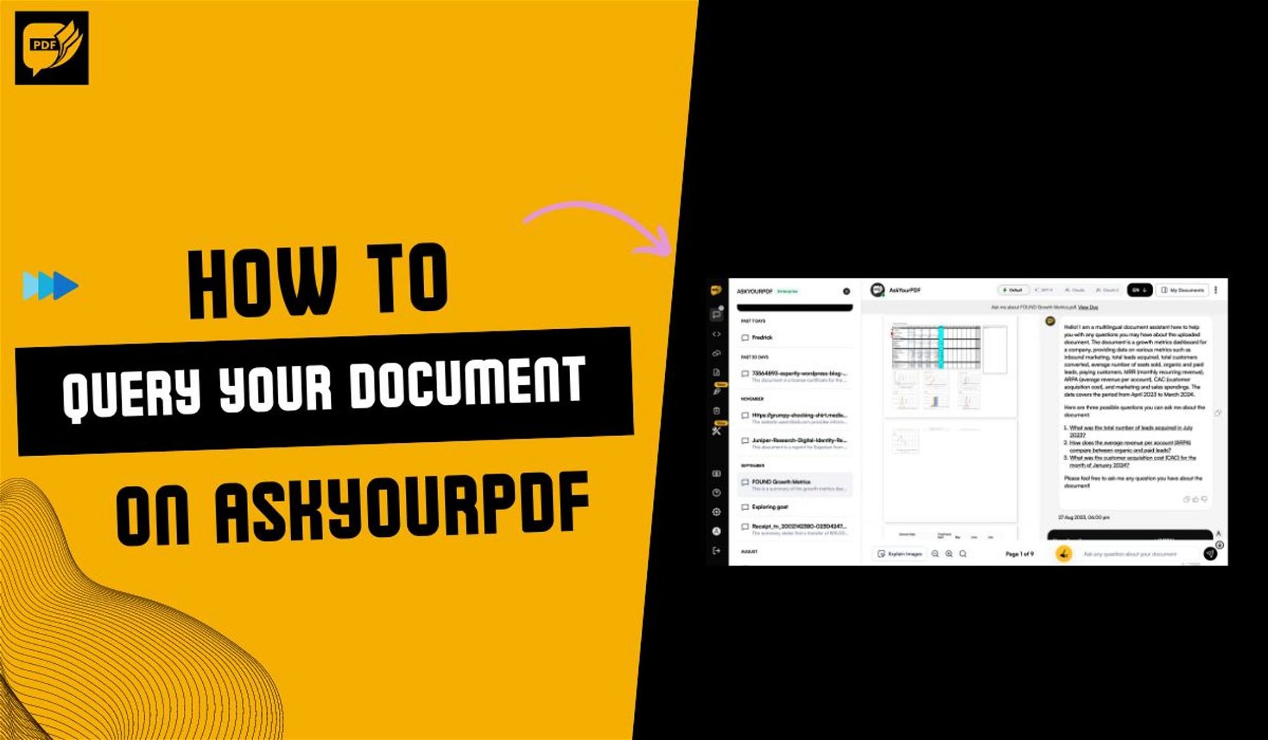 How to Query Your Document on AskYourPDF