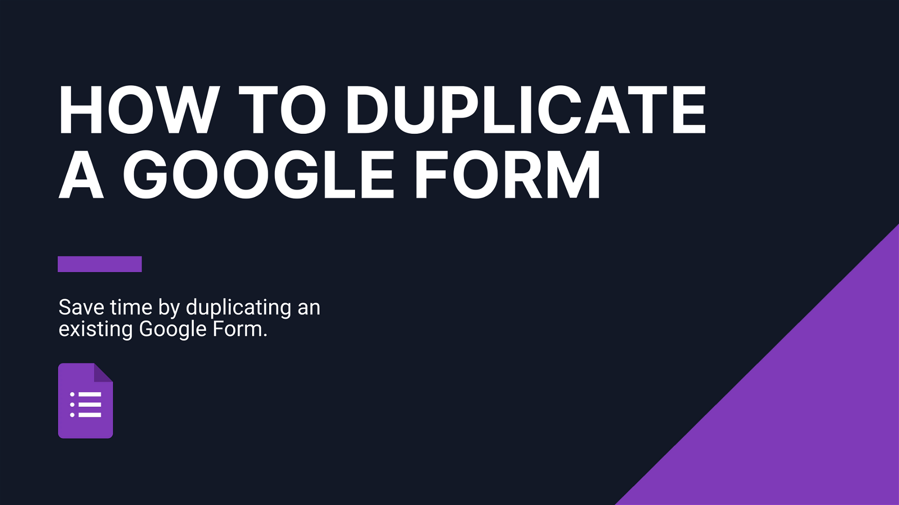 How to Duplicate a Google Form: A Step-by-Step Guide