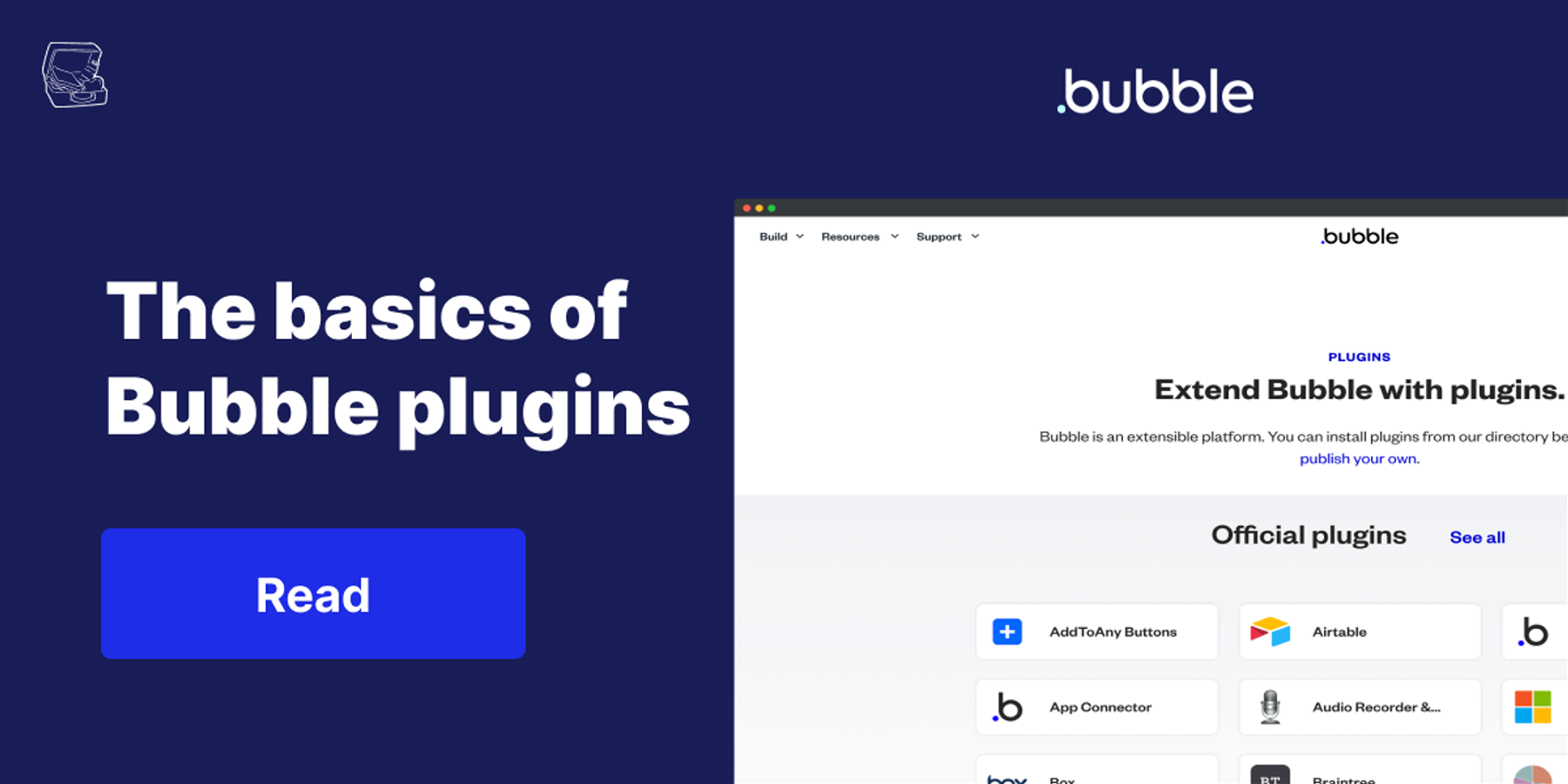 The basics of Bubble plugins