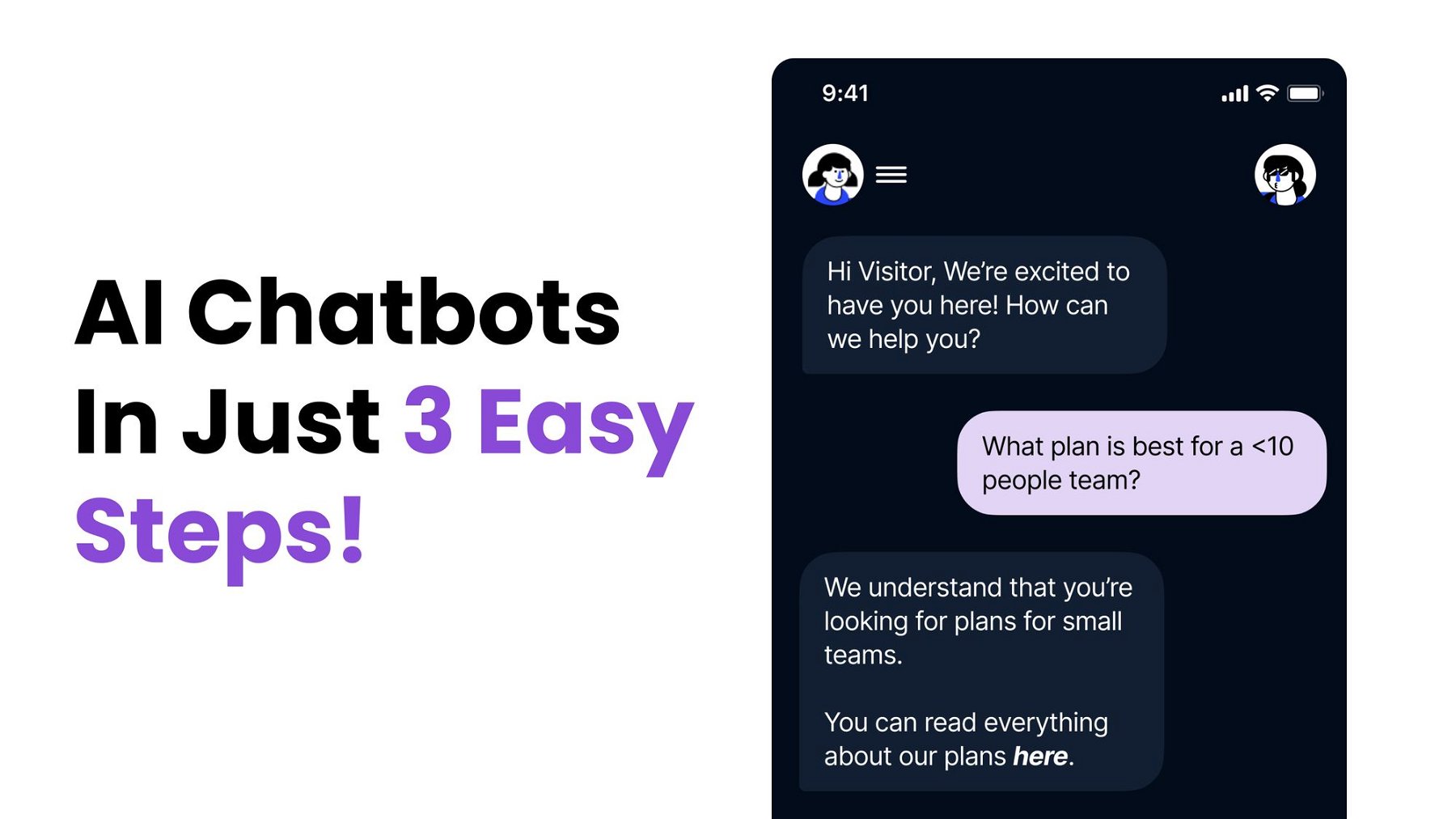 How To Create an AI Chatbot In 3 Easy Steps? No Coding Required! 