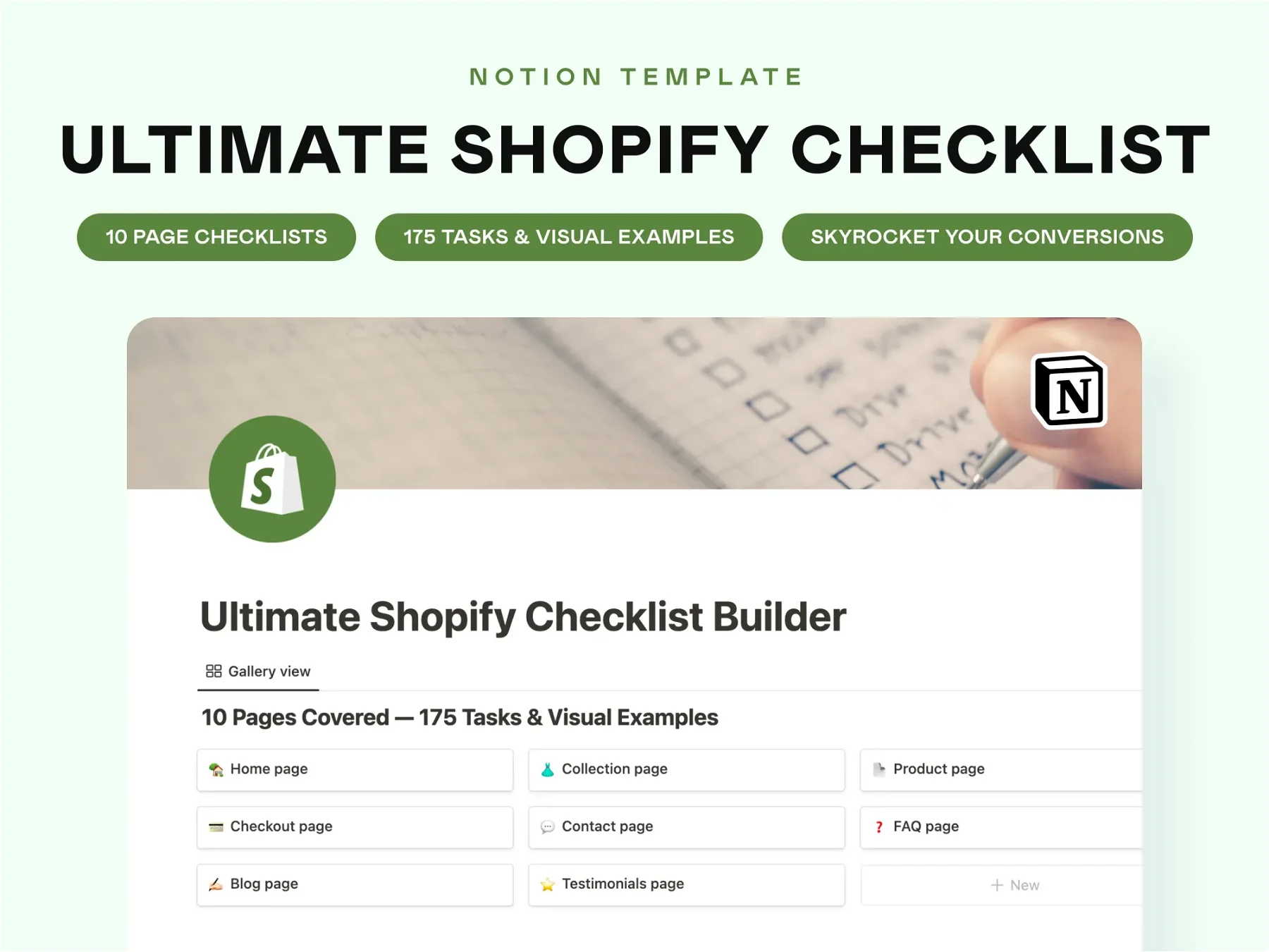 Ultimate Shopify Checklist Builder | How to Sell on Shopify | E-commerce Store Seller Help | Business Online Selling Guide