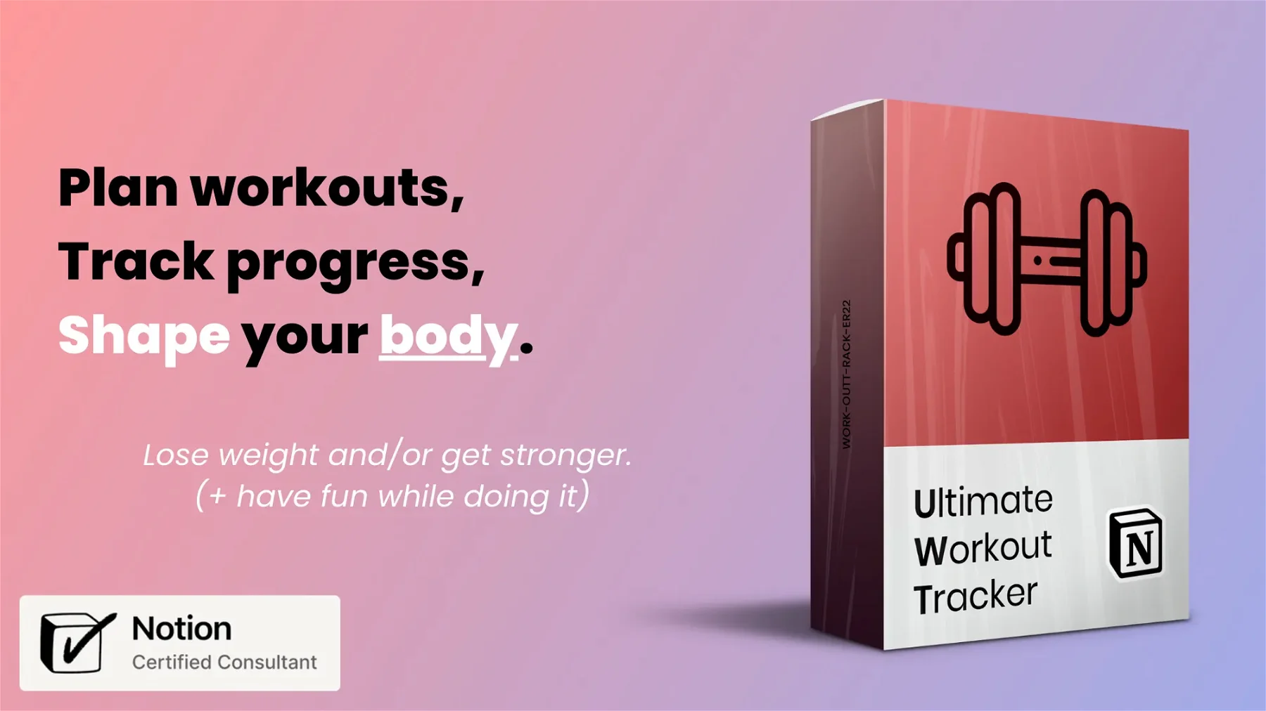 Ultimate Workout Tracker [Notion Template]