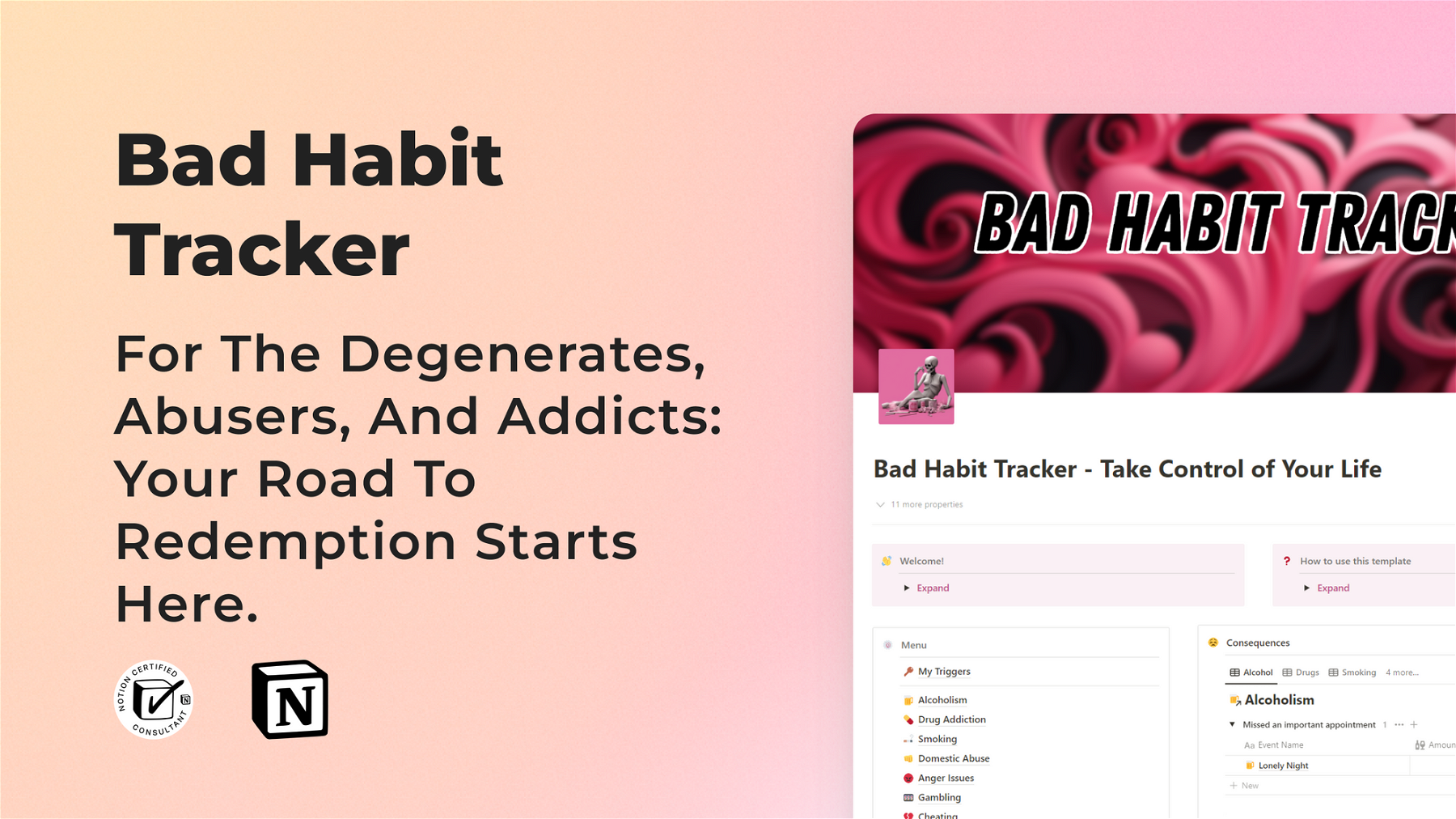 🚫 Bad Habit Tracker - Take Control of Your Life