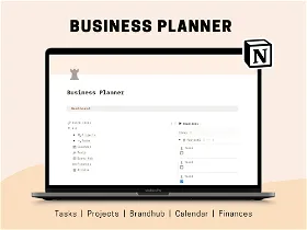 Business Planner Template For Notion | Project Management