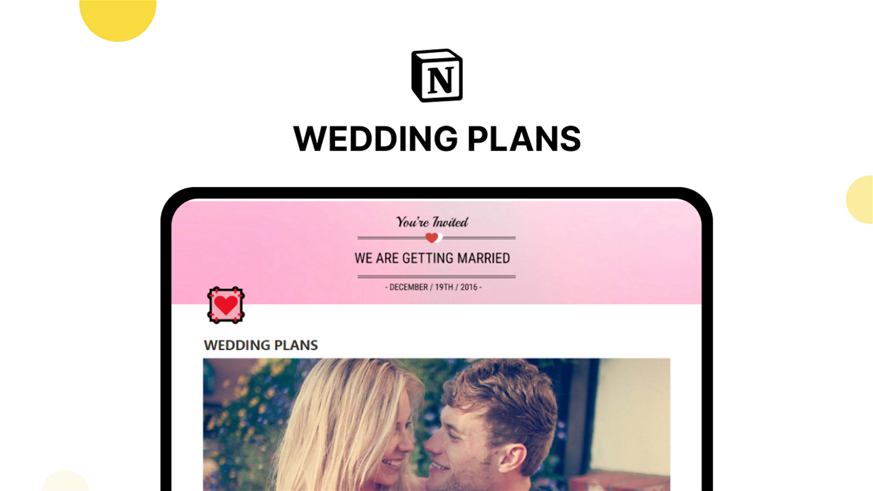 Wedding Plans - Your Love Story, Your Dream Day