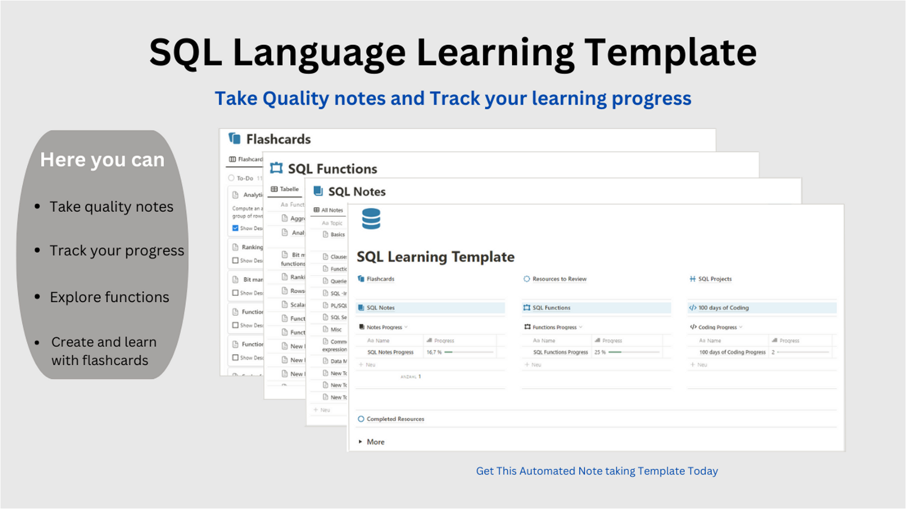 SQL Learning Template