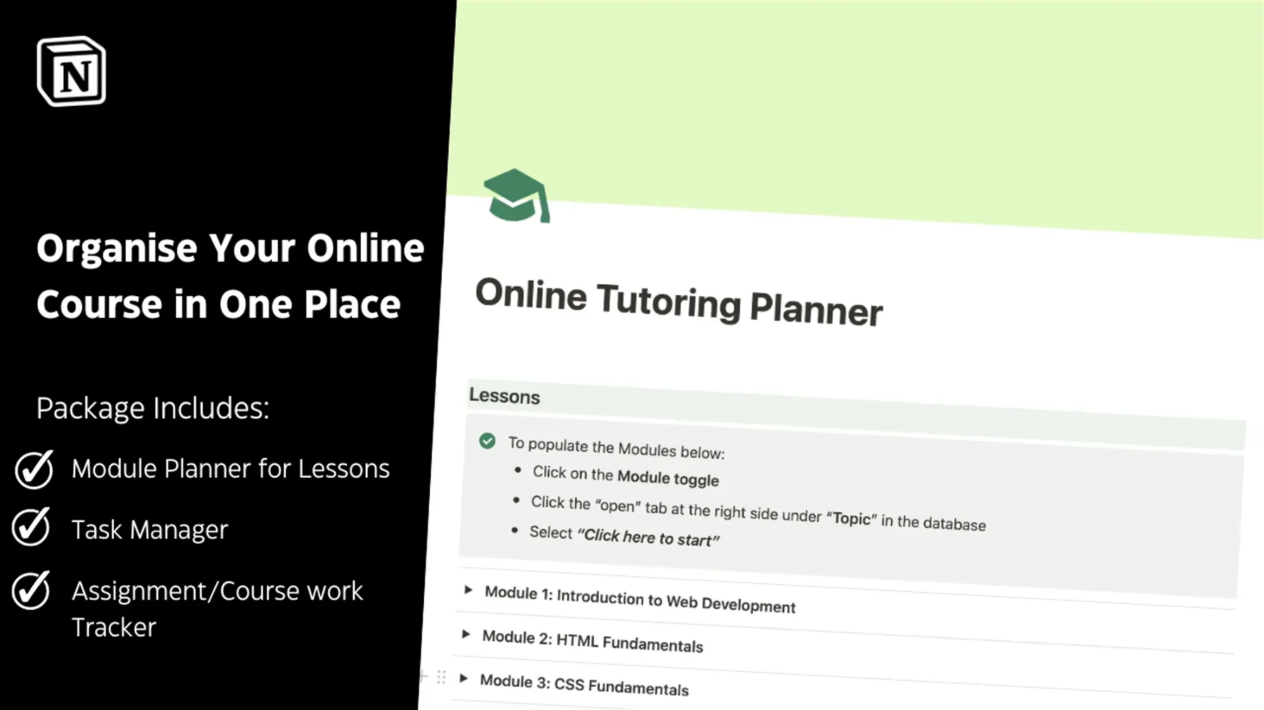 Online Tutoring Planner