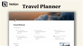 Travel Planner: Notion Template