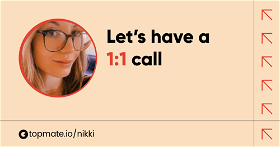 Book a time with Nikki on topmate.io