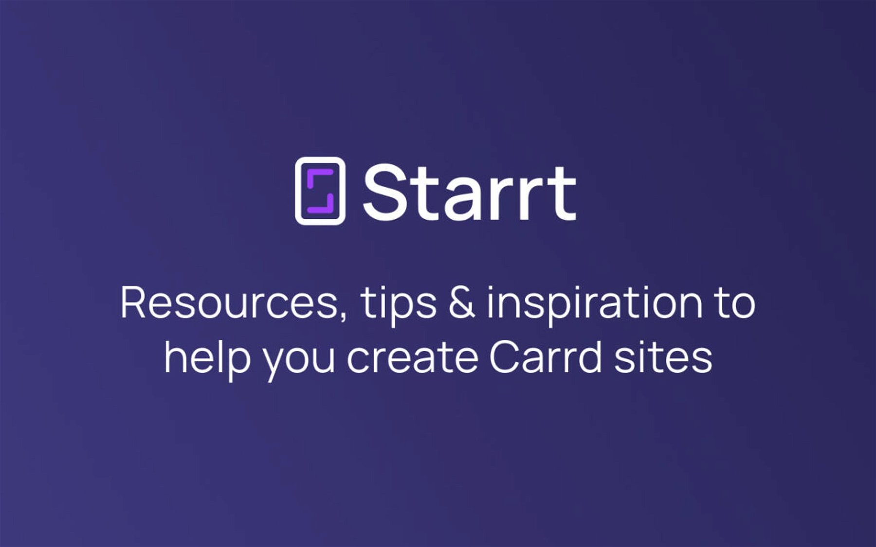 Starrt | Carrd Resources
