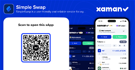 Open Xumm xApp: Simple Swap