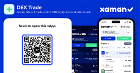 Open Xumm xApp: DEX Trade